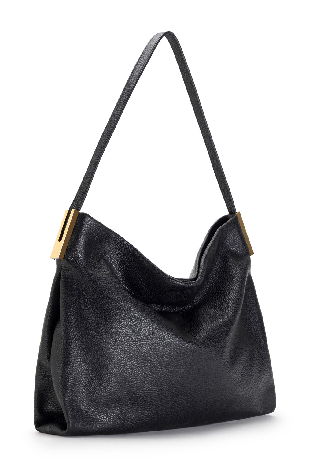 Leather tote bag