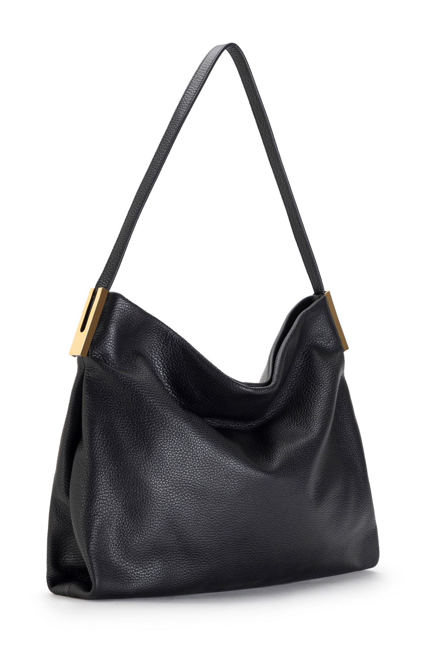 Leather tote bag