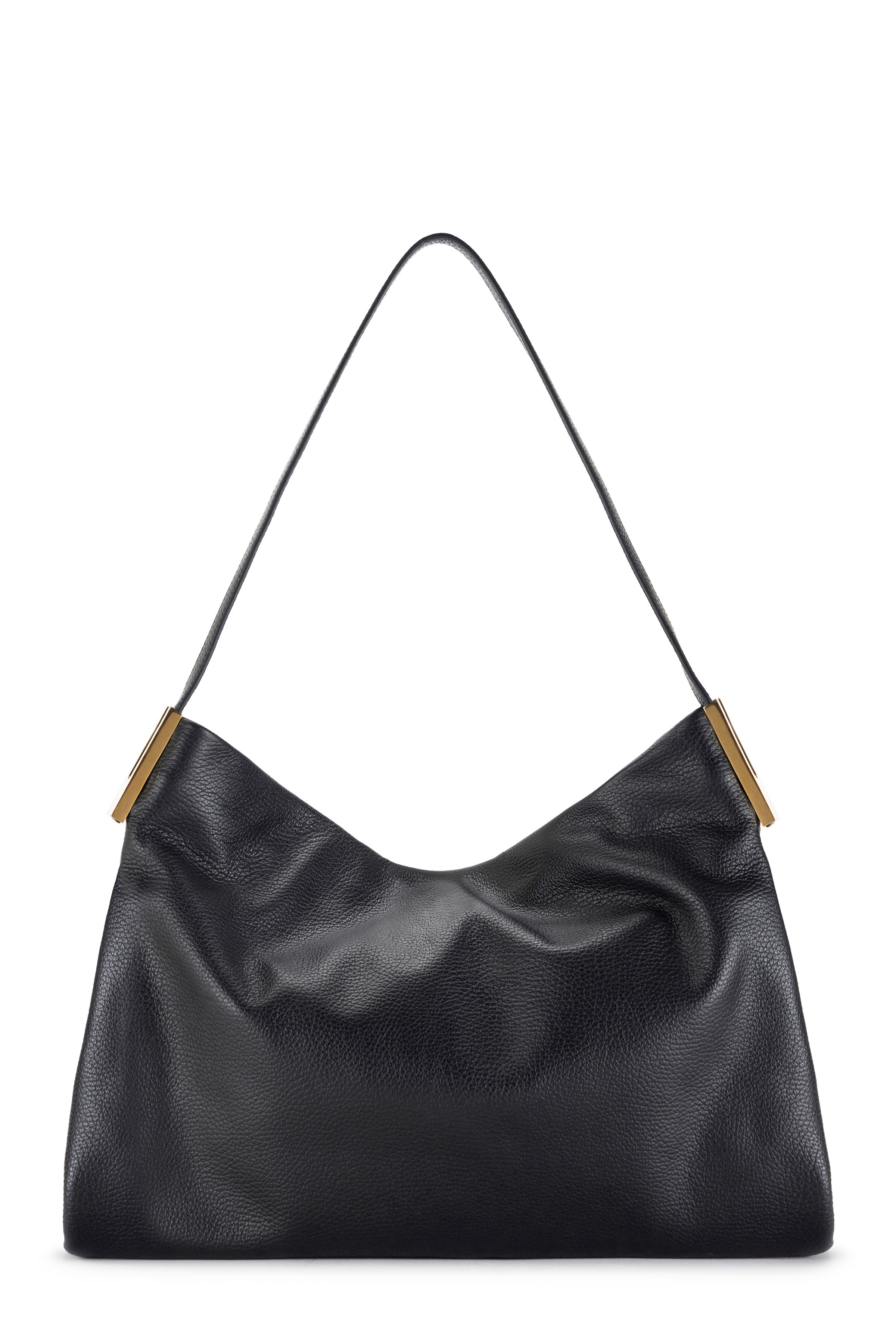 Leather tote bag