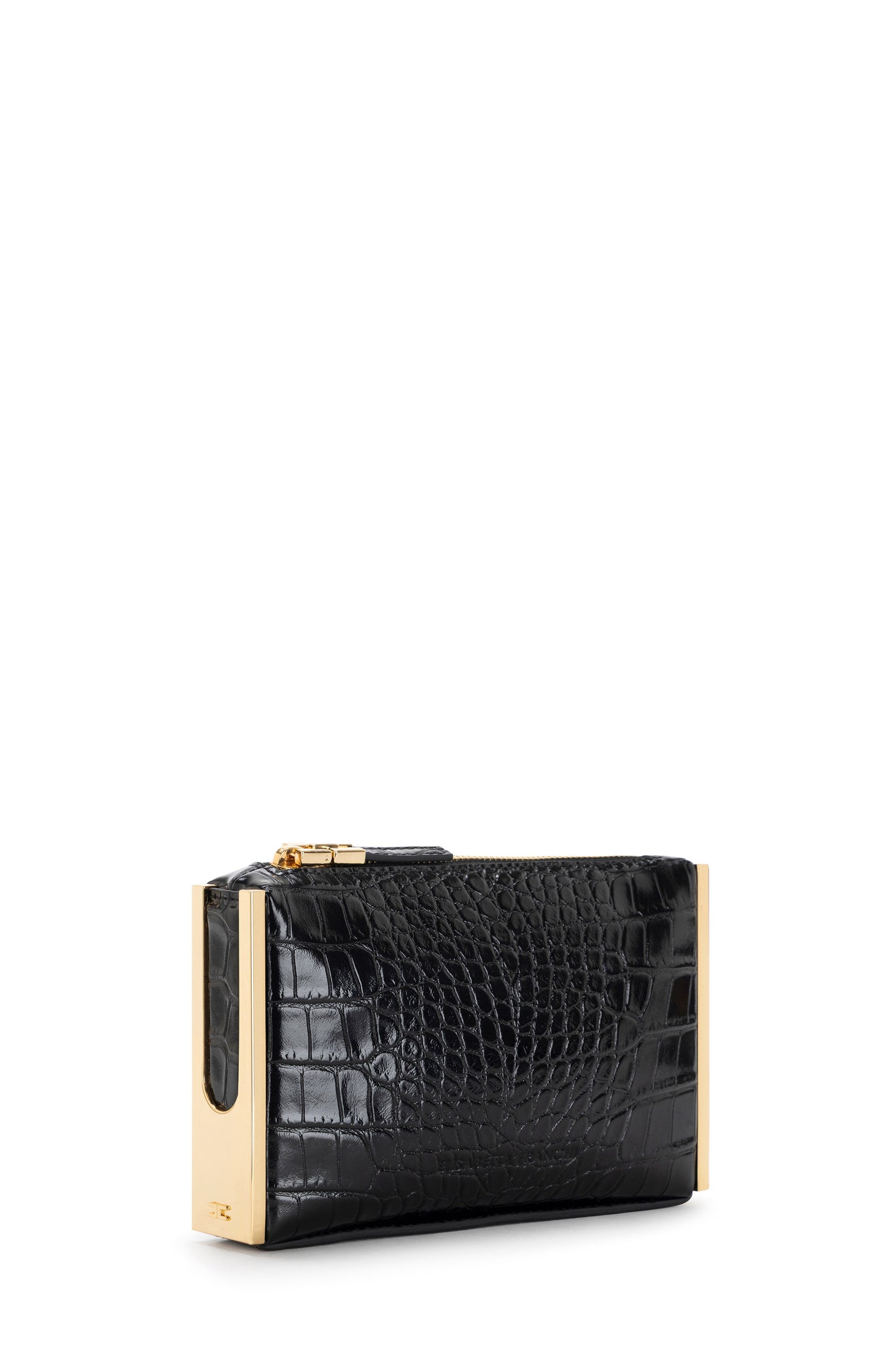 Clutch bag with zip