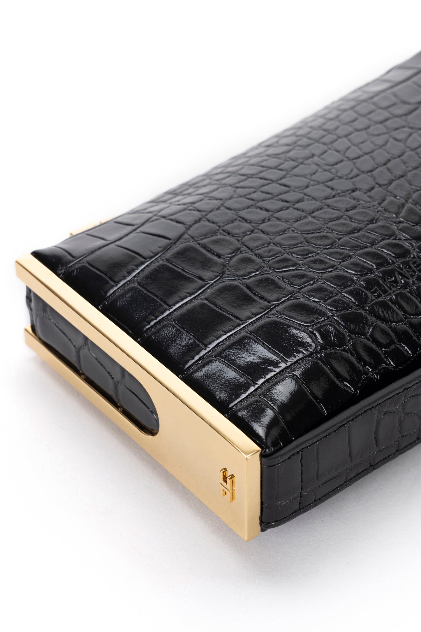 Clutch bag with zip