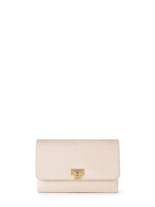 Suede shoulder bag