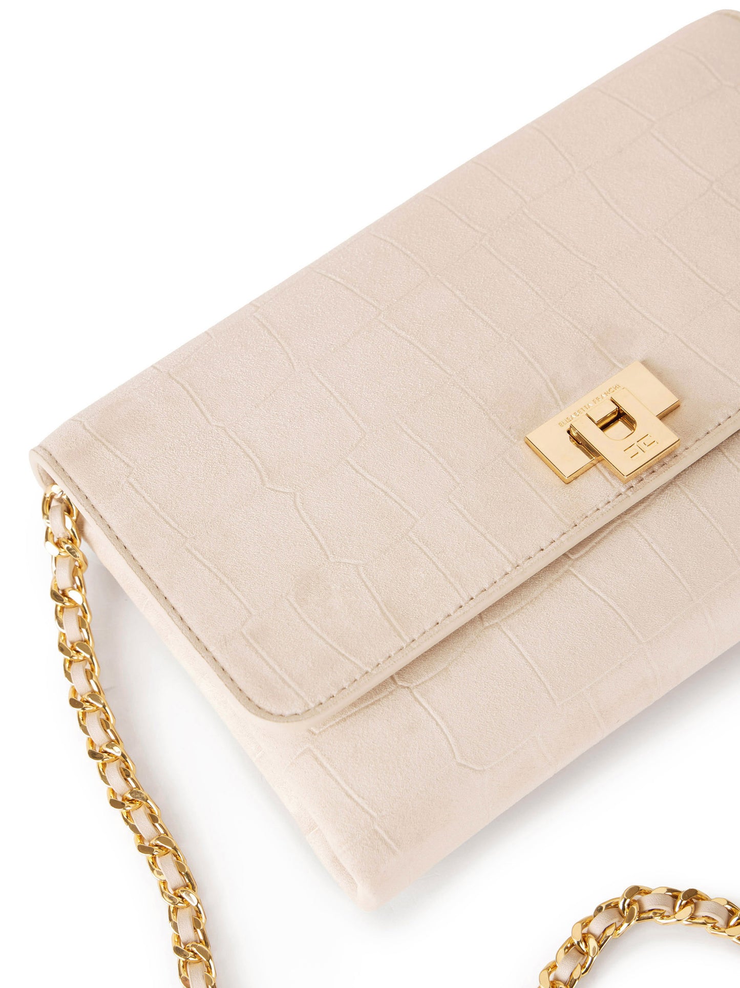 Suede shoulder bag