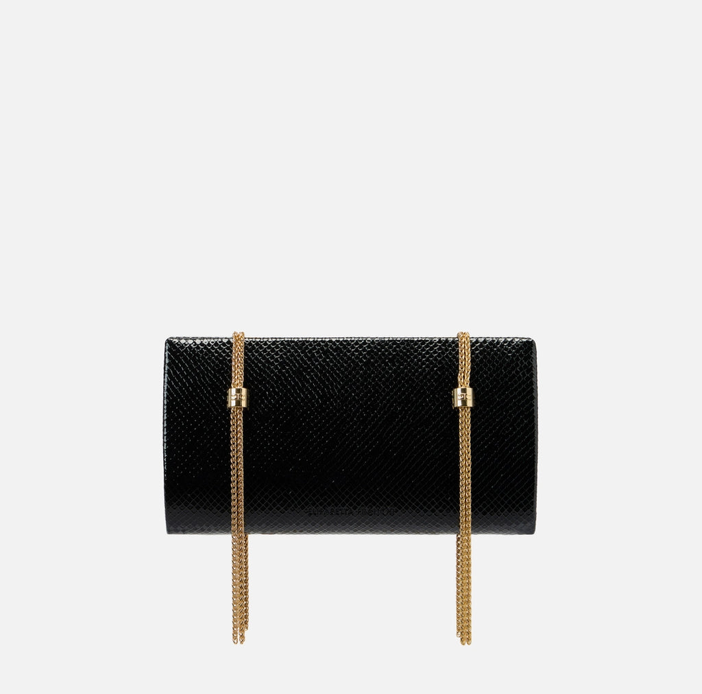 Ophidia shoulder bag with python texture