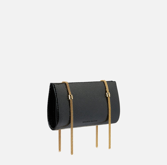 Ophidia shoulder bag with python texture