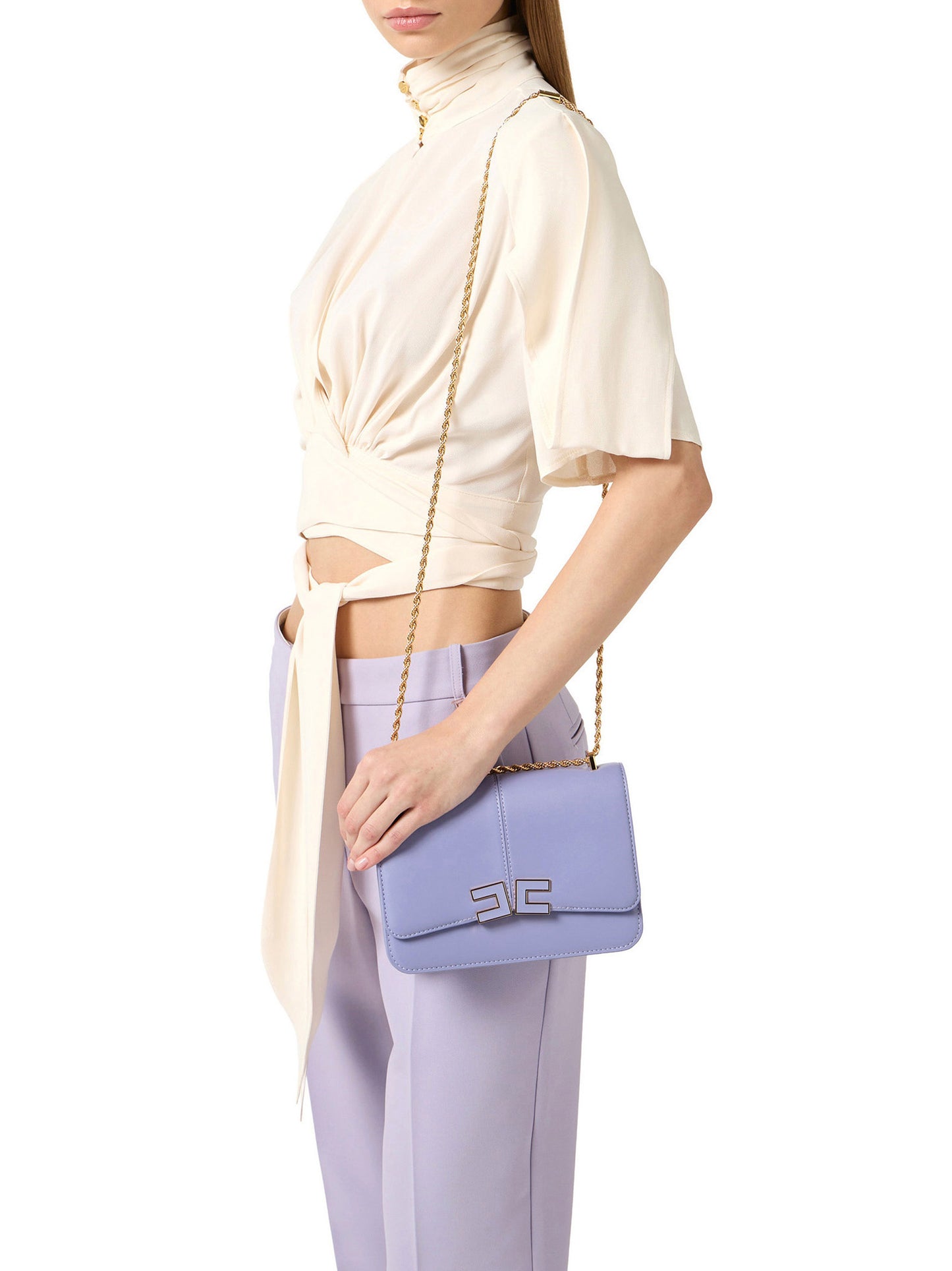 Shoulder bag with logo detail