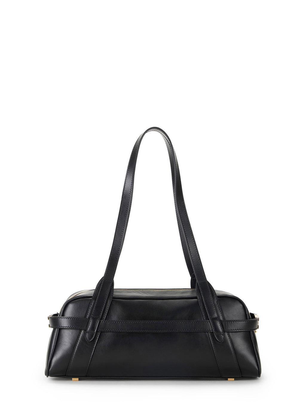 Small over-the-shoulder bag made of leather