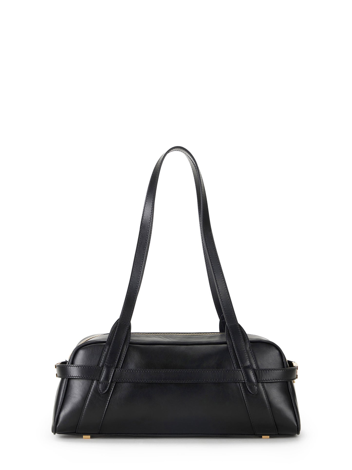 Small over-the-shoulder bag made of leather