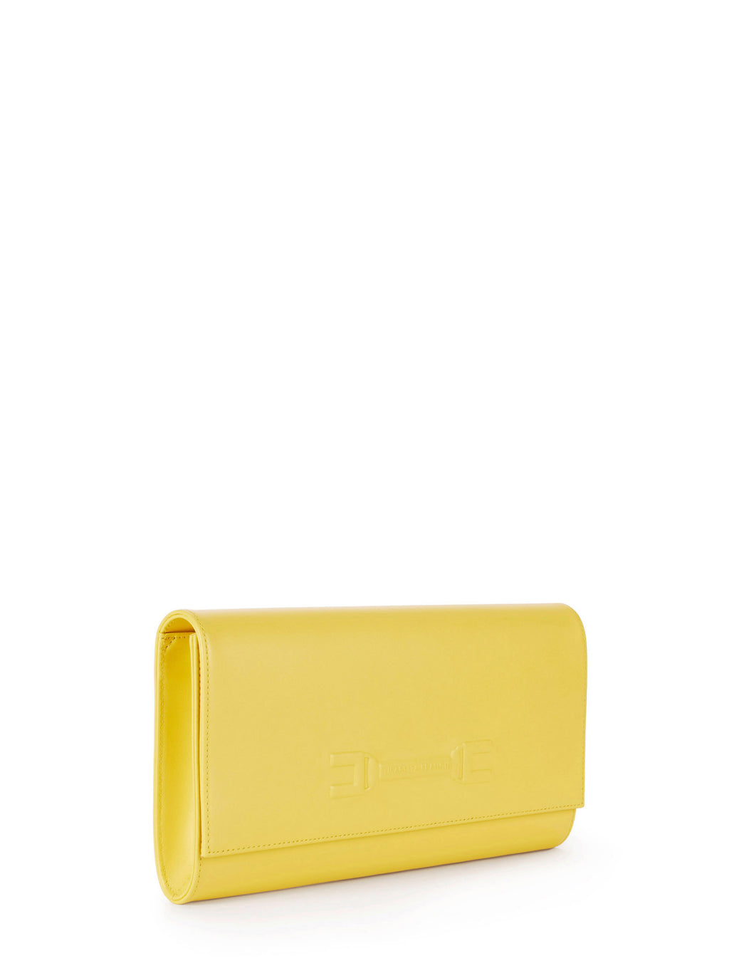 Pouch bag with embossed logo