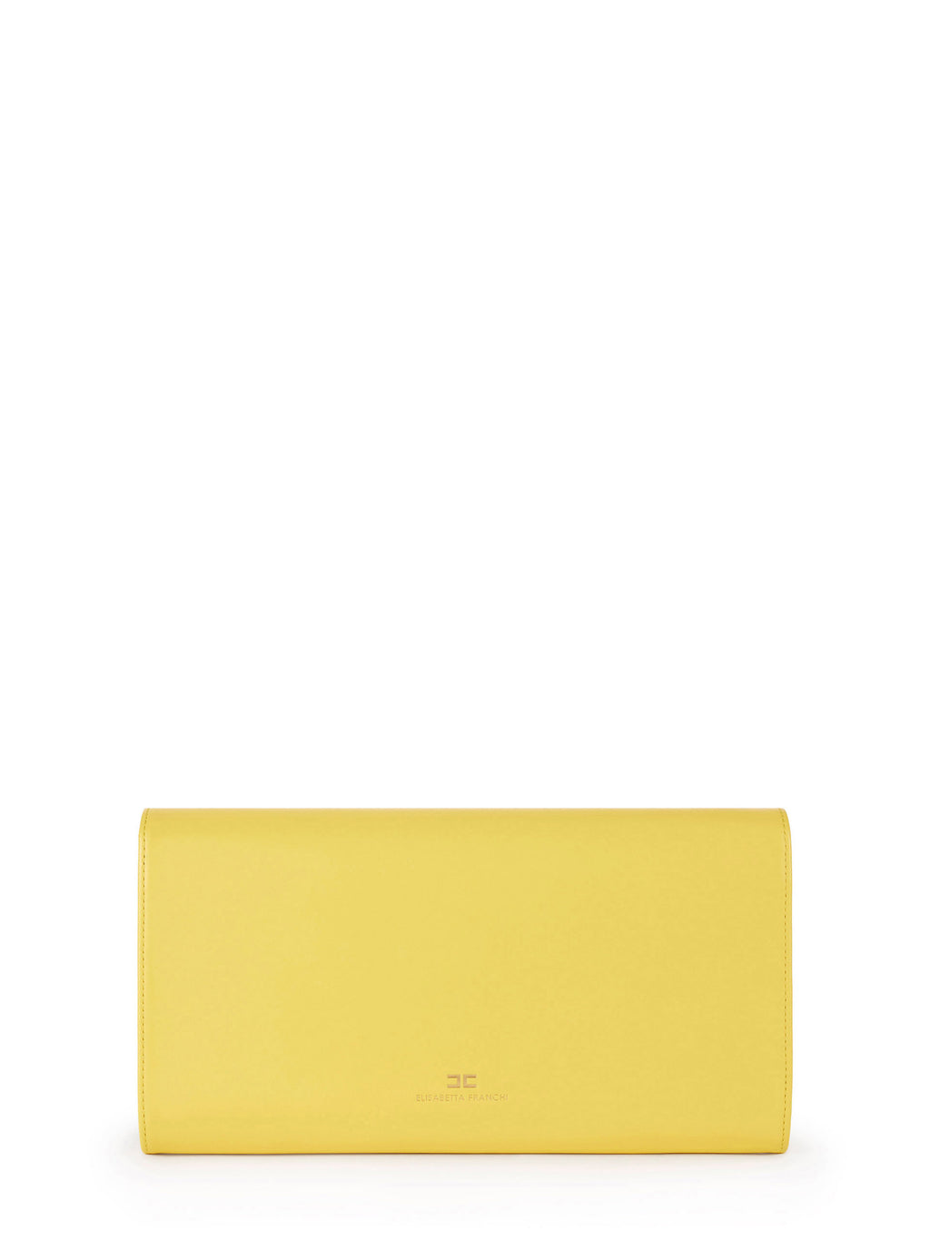 Pouch bag with embossed logo