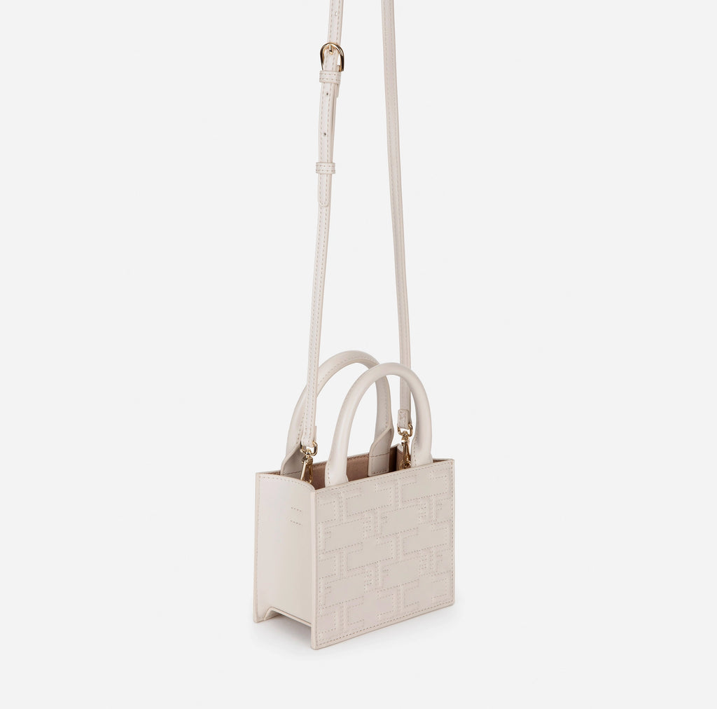 Bold Monogram Mini Shopper