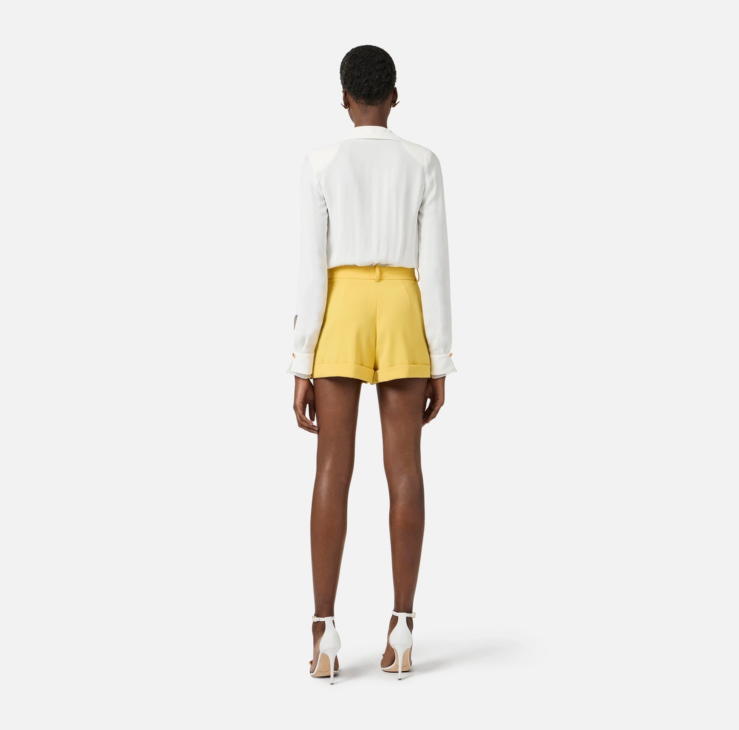 Shorts in lightweight crêpe