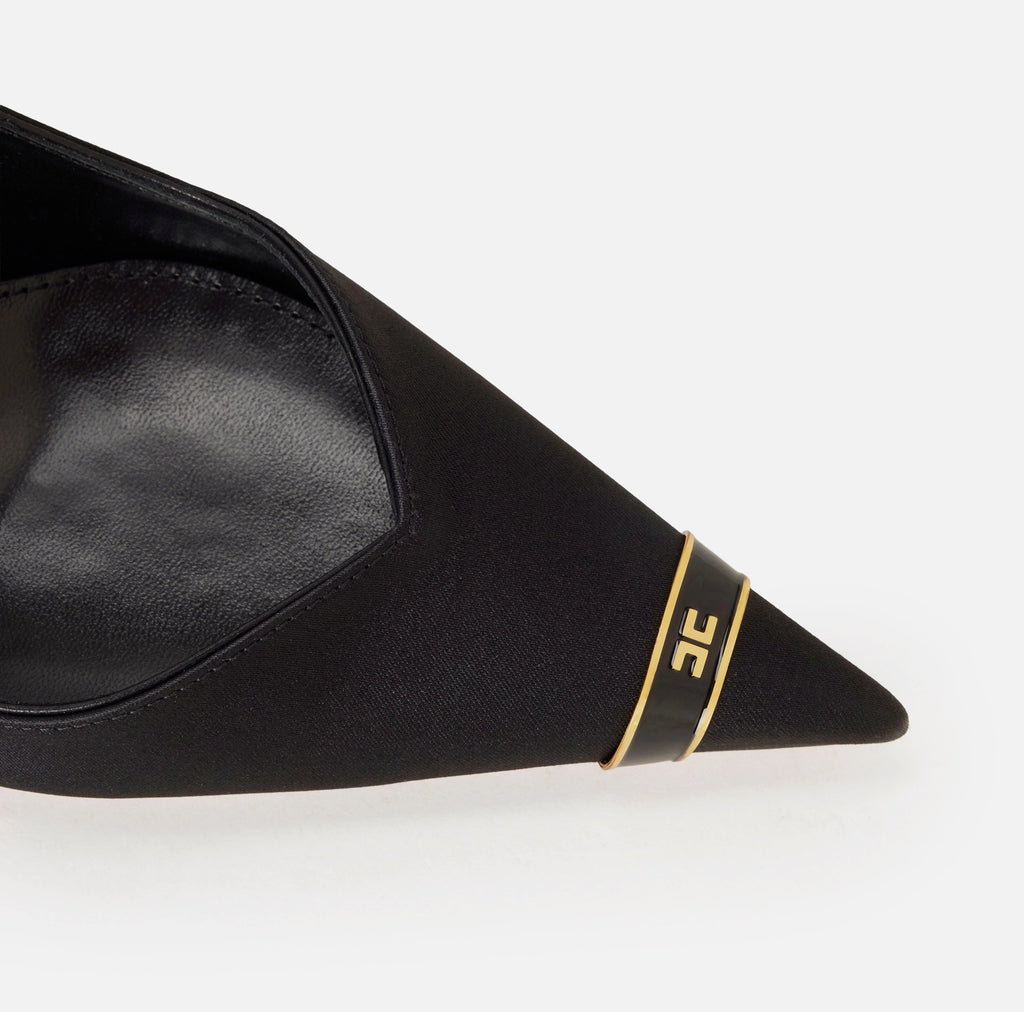 Slingback with sculpted heel