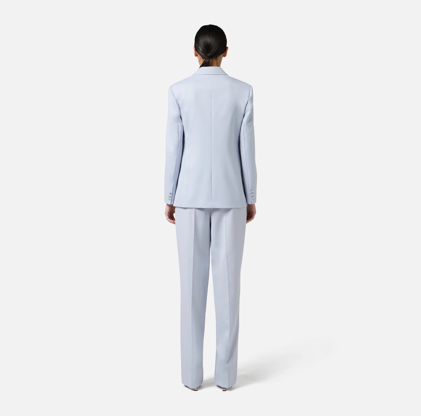 Cool wool jacket with enamelled buttons