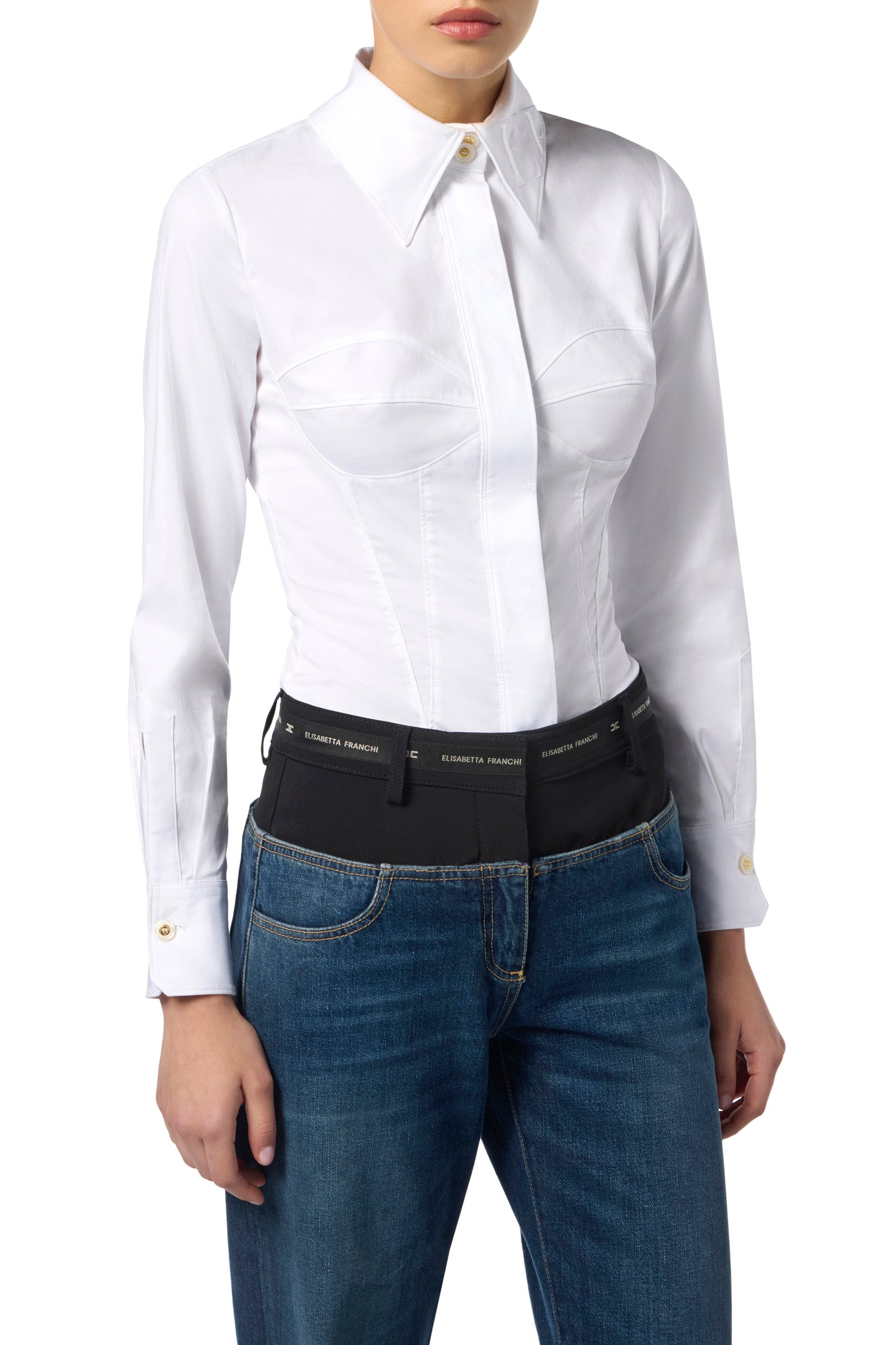 Cotton poplin shirt