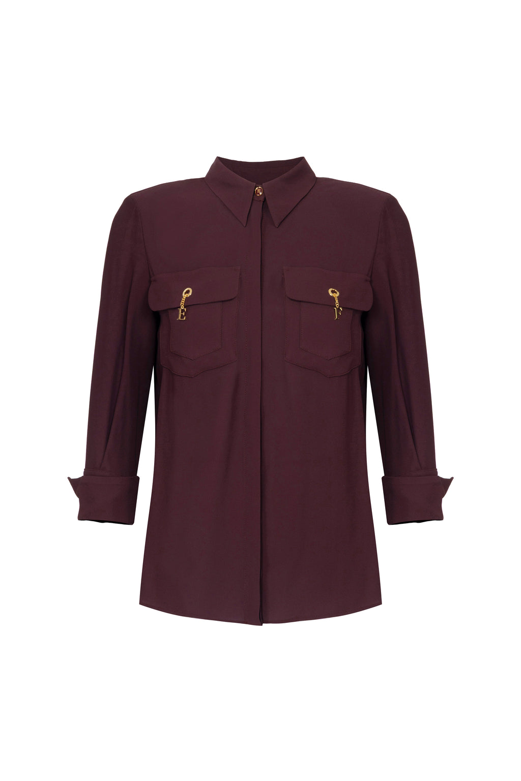 Blouse in viscose Georgette fabric