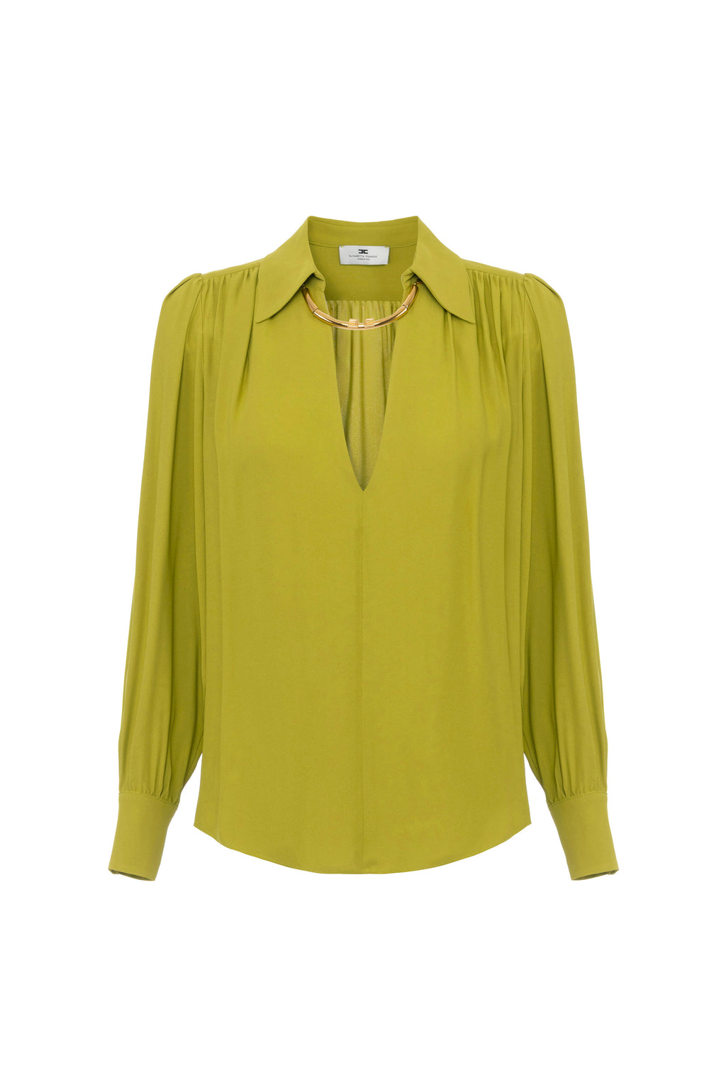 Cotton striped poplin shirt