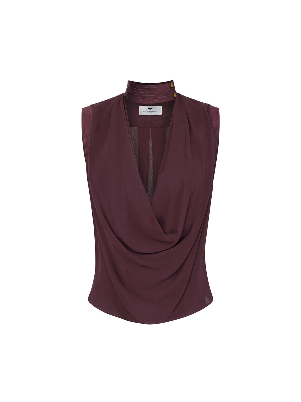Top in viscose georgette fabric