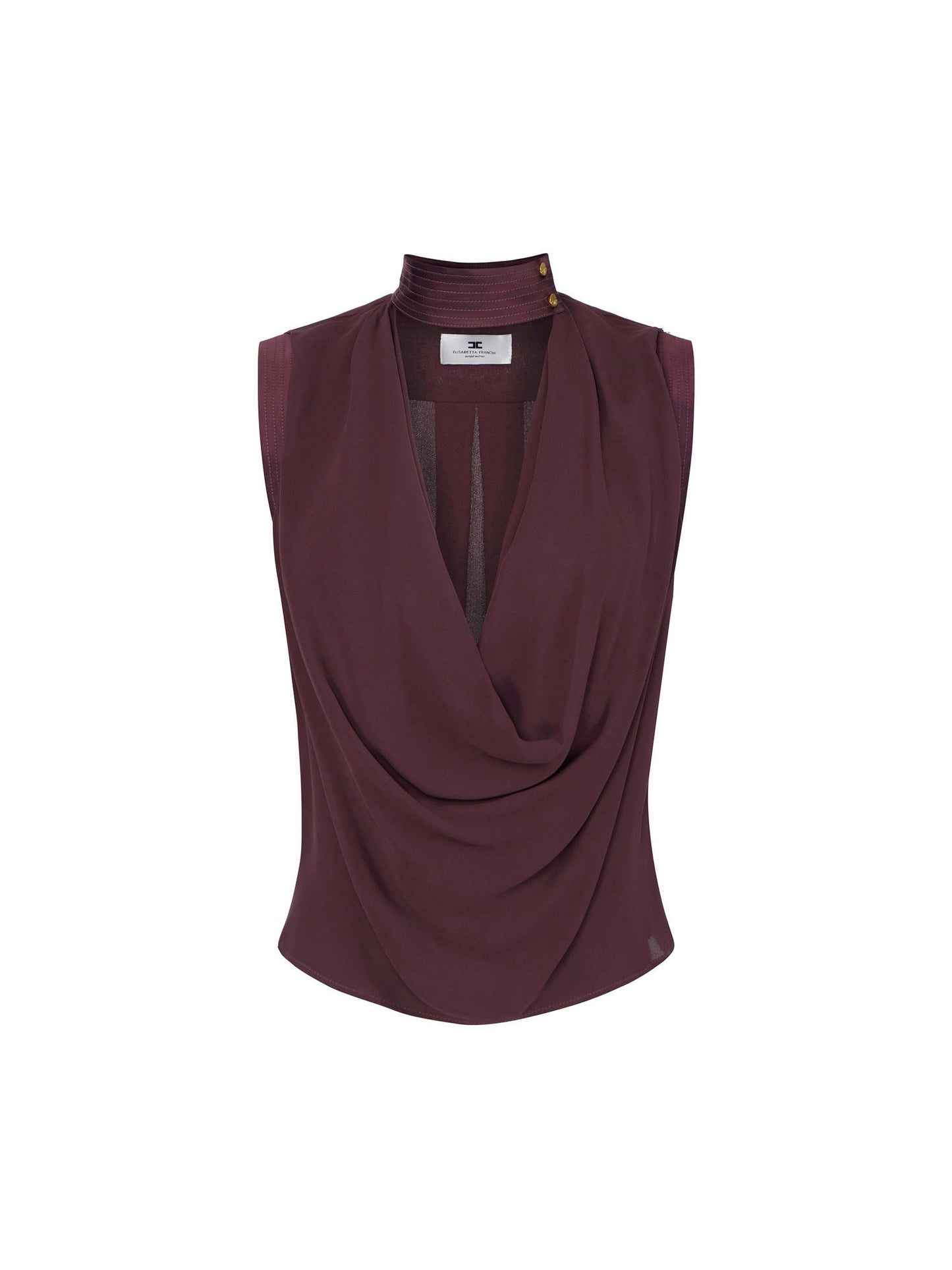 Top in viscose georgette fabric