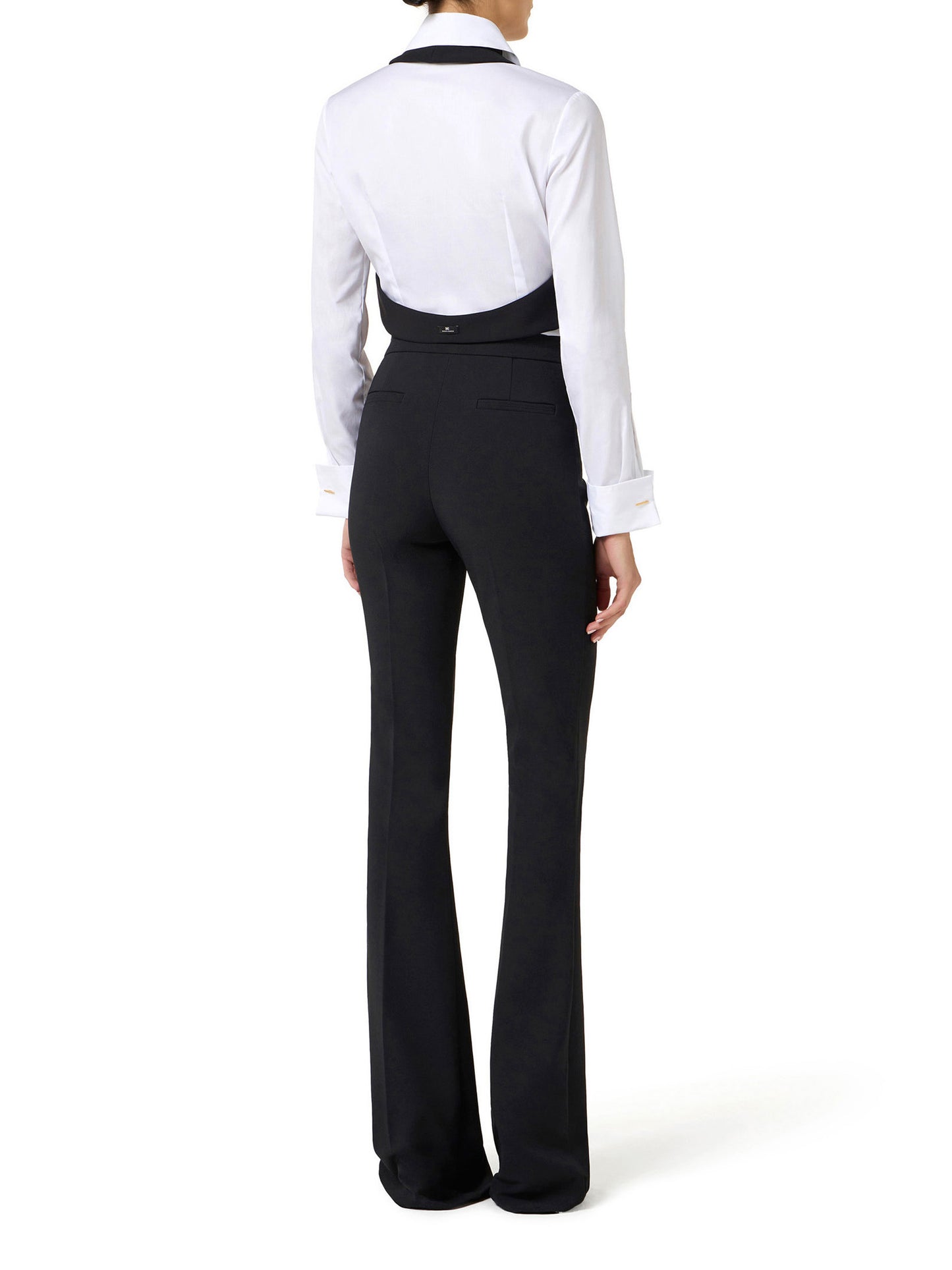 Cotton shirt with tie and waistcoat