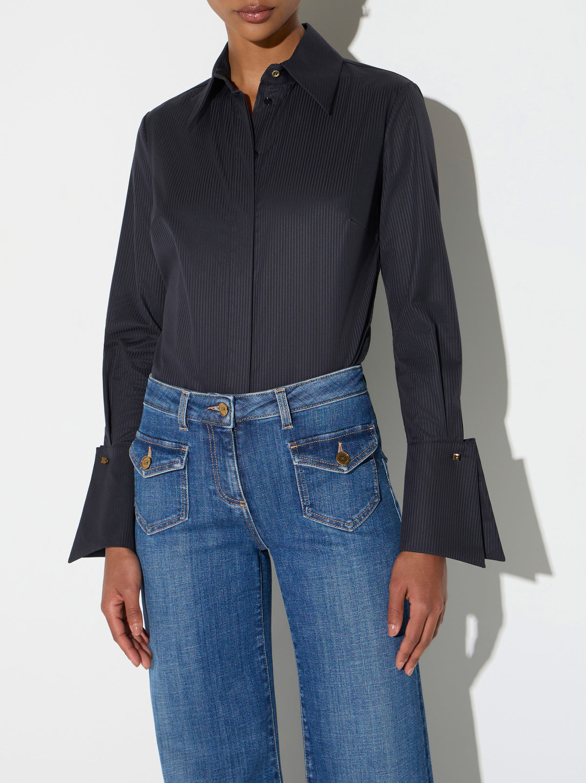 Cotton striped shirt