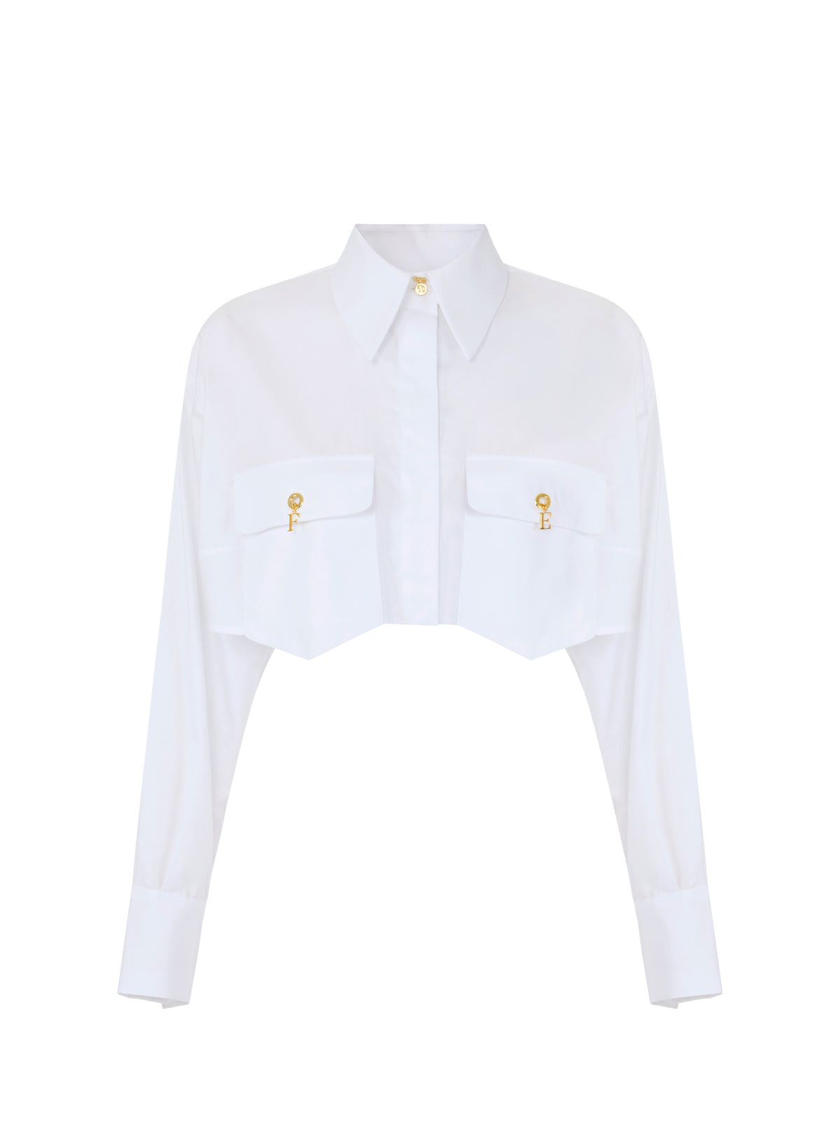Shirt with pockets and cufflinks