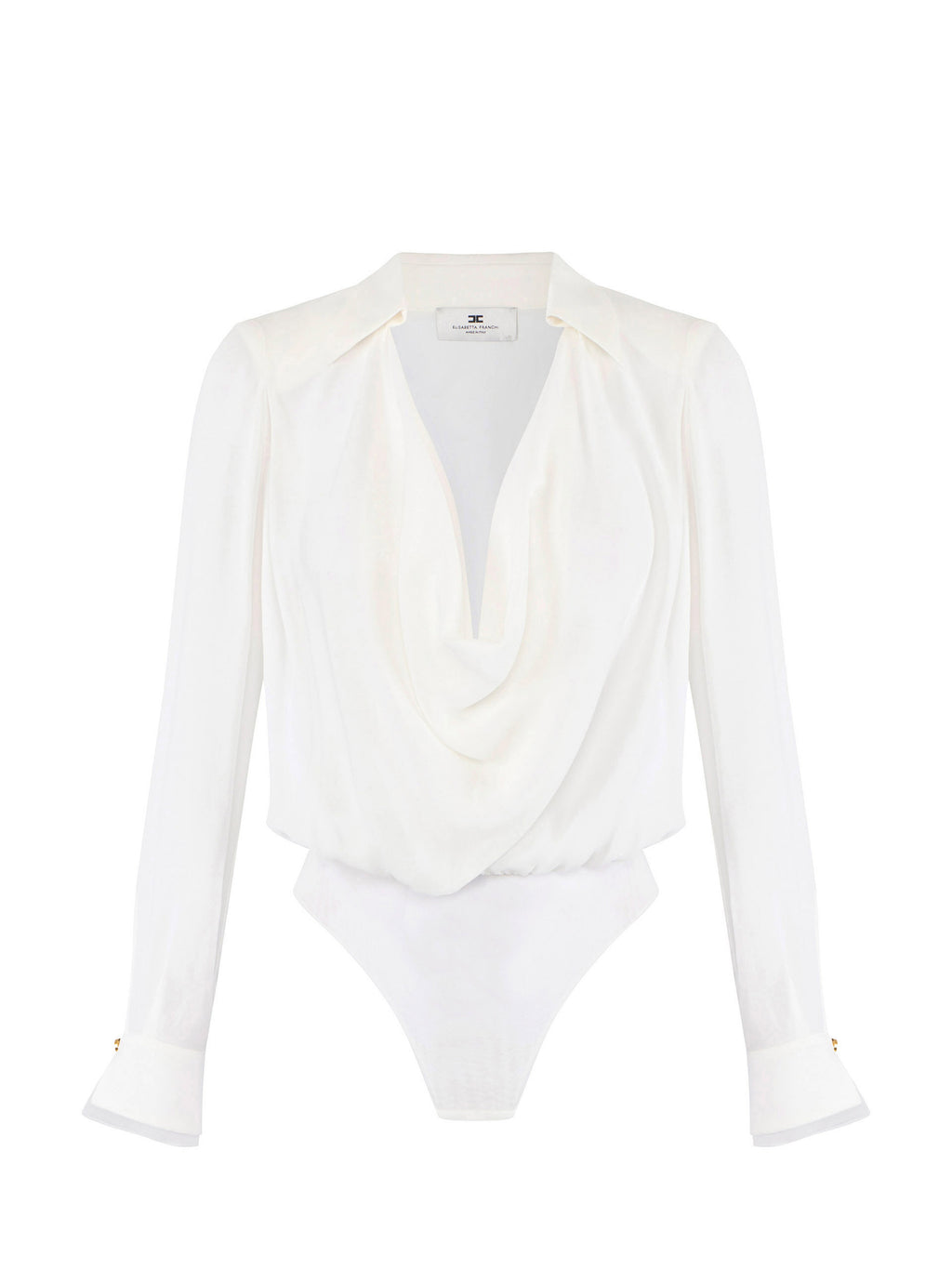 Bodysuit in viscose georgette fabric