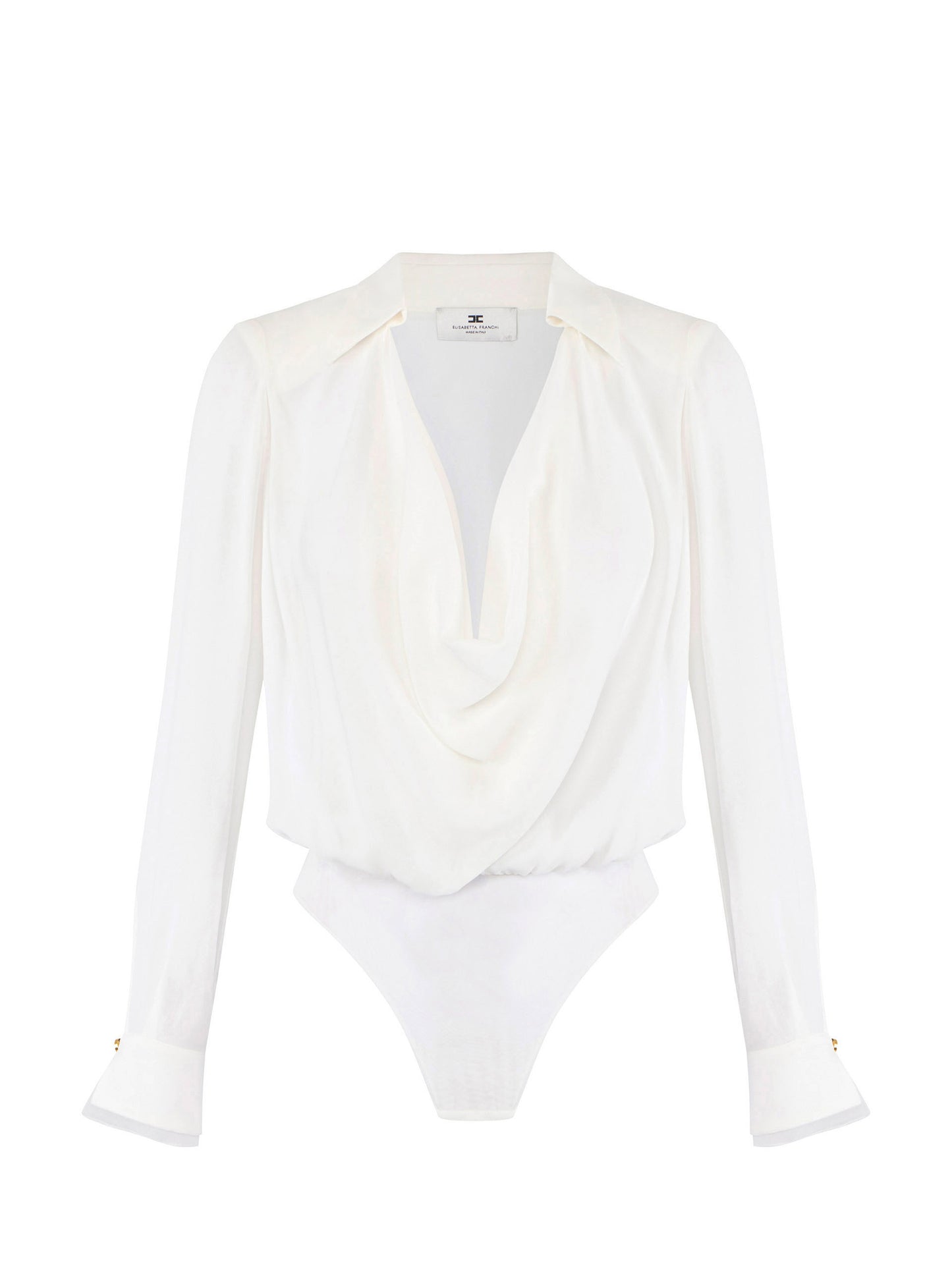 Bodysuit in viscose georgette fabric
