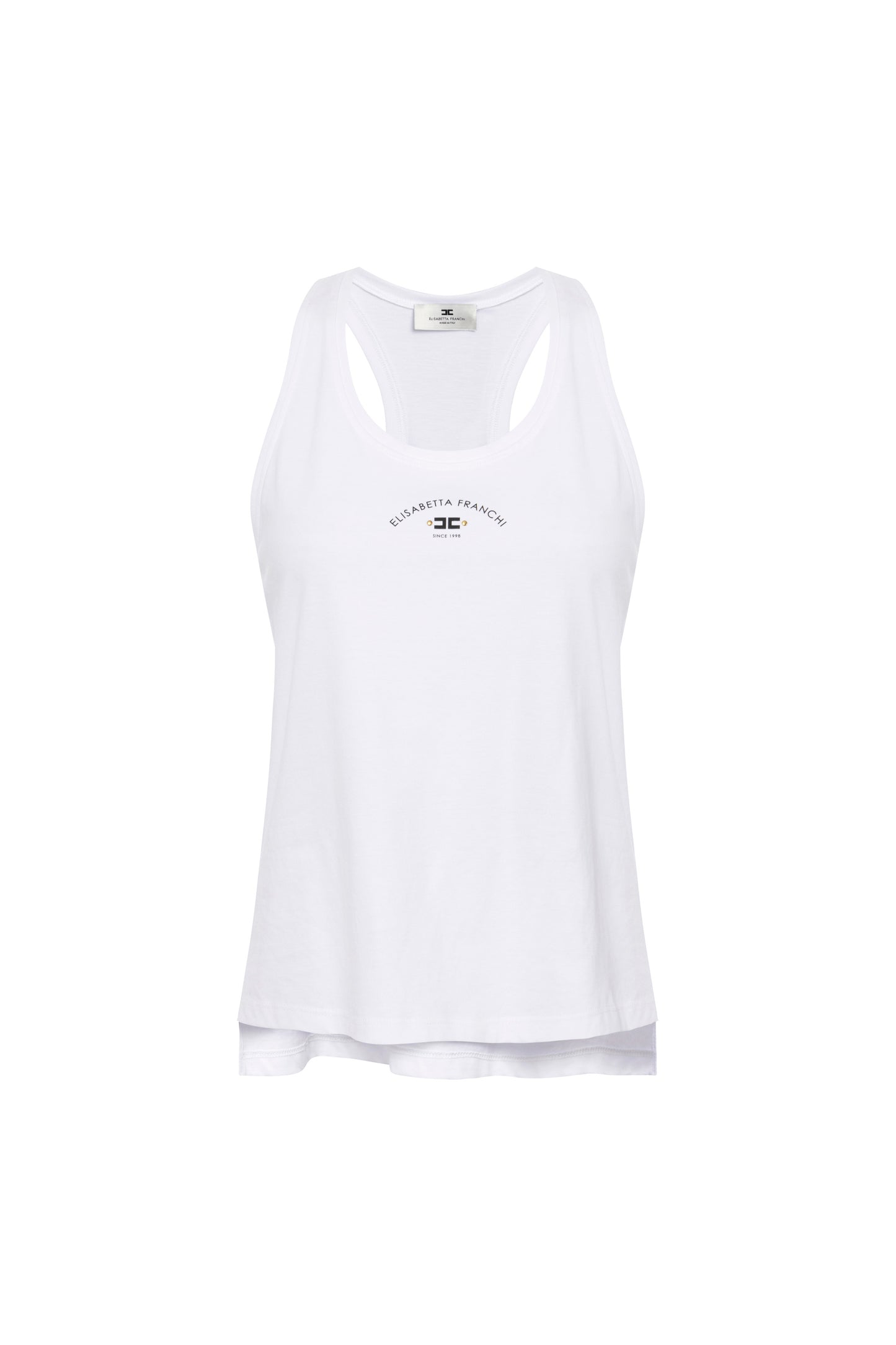 Jersey tank top with logo