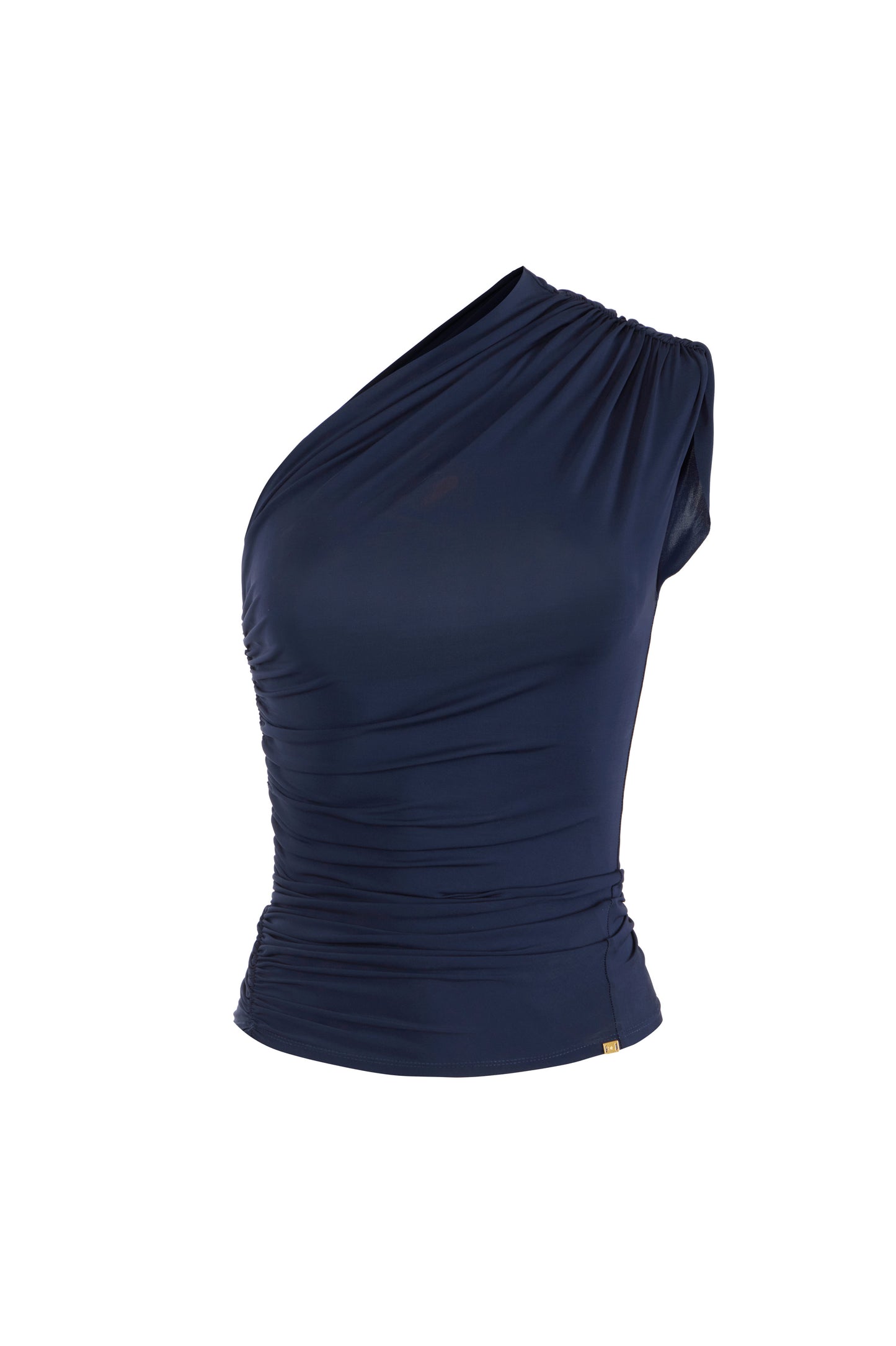 One-shoulder top in lightweight jersey fabric