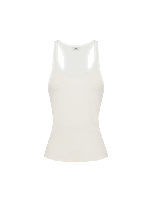 Tank top in lightweight jersey fabric with logo
