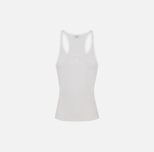 Tank top in lightweight jersey fabric with logo