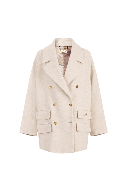 Peacoat in wool cloth