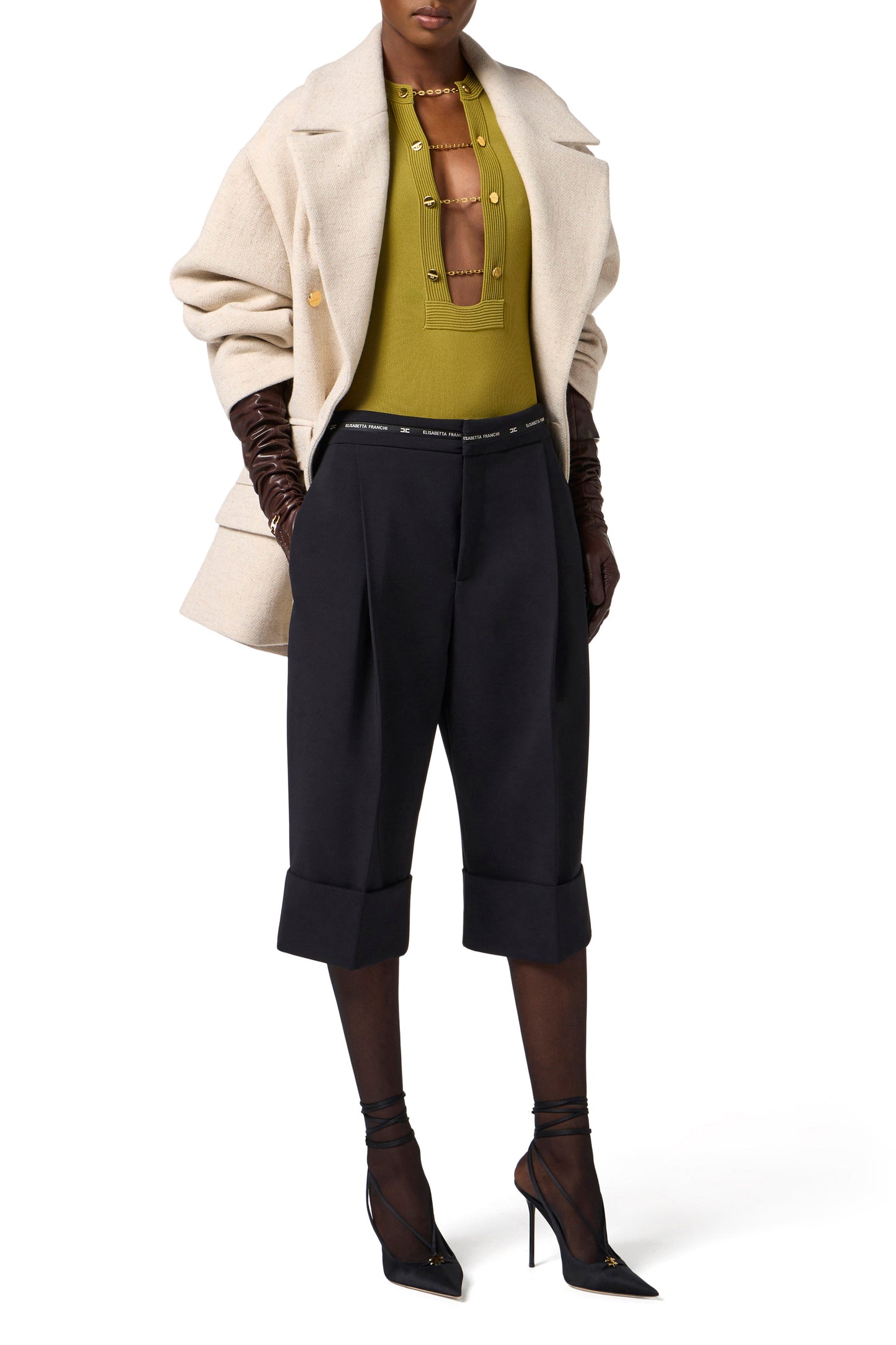 Peacoat in wool cloth