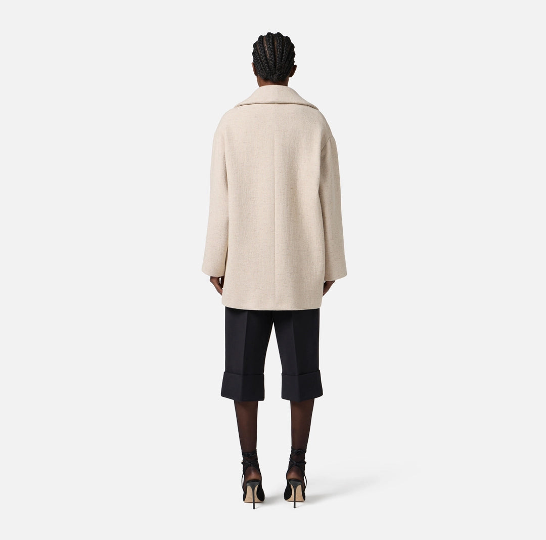 Peacoat in wool cloth