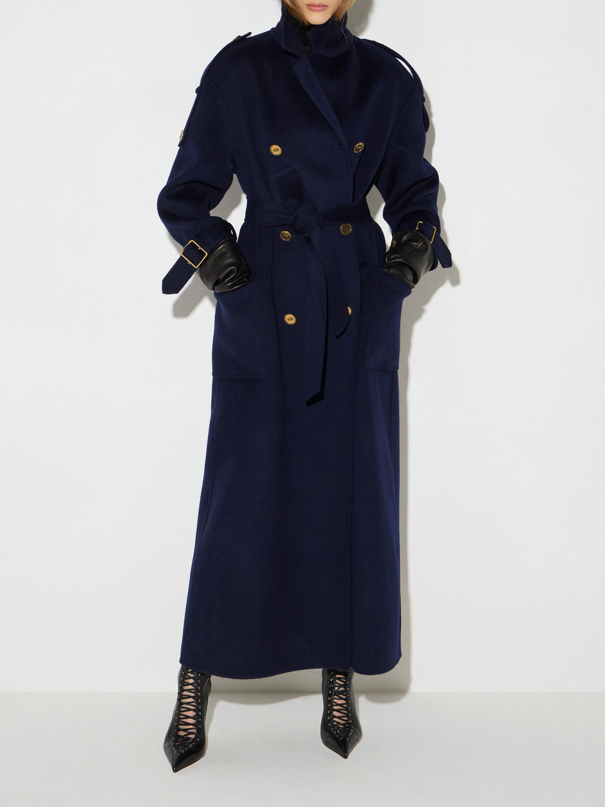 Coat in double cloth