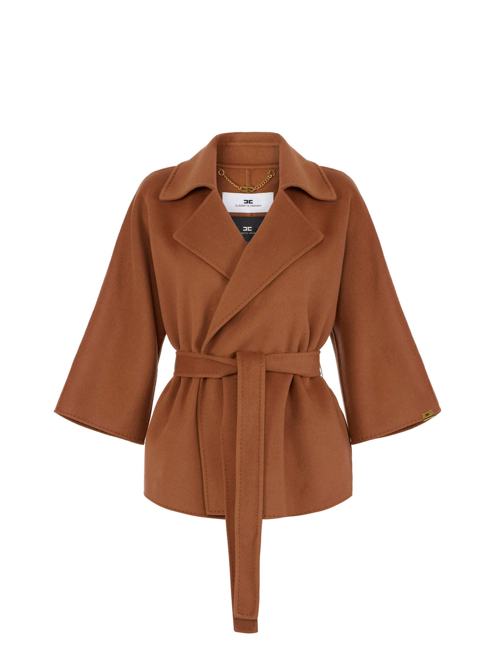 Coat in wool cloth