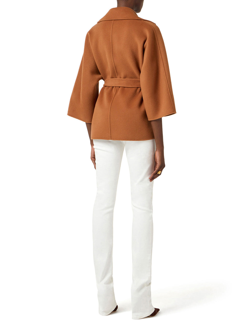Coat in wool cloth