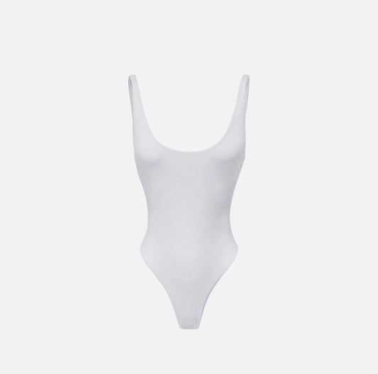 Lycra one-piece swimsuit with rhinestones