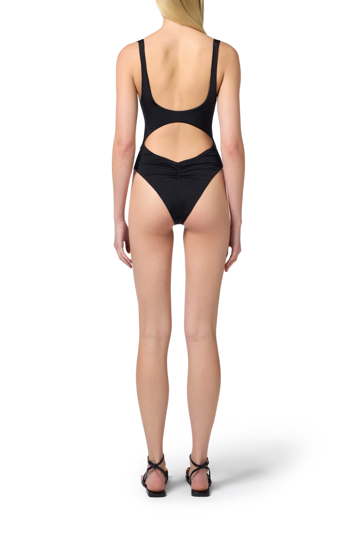 Swimsuit with knots