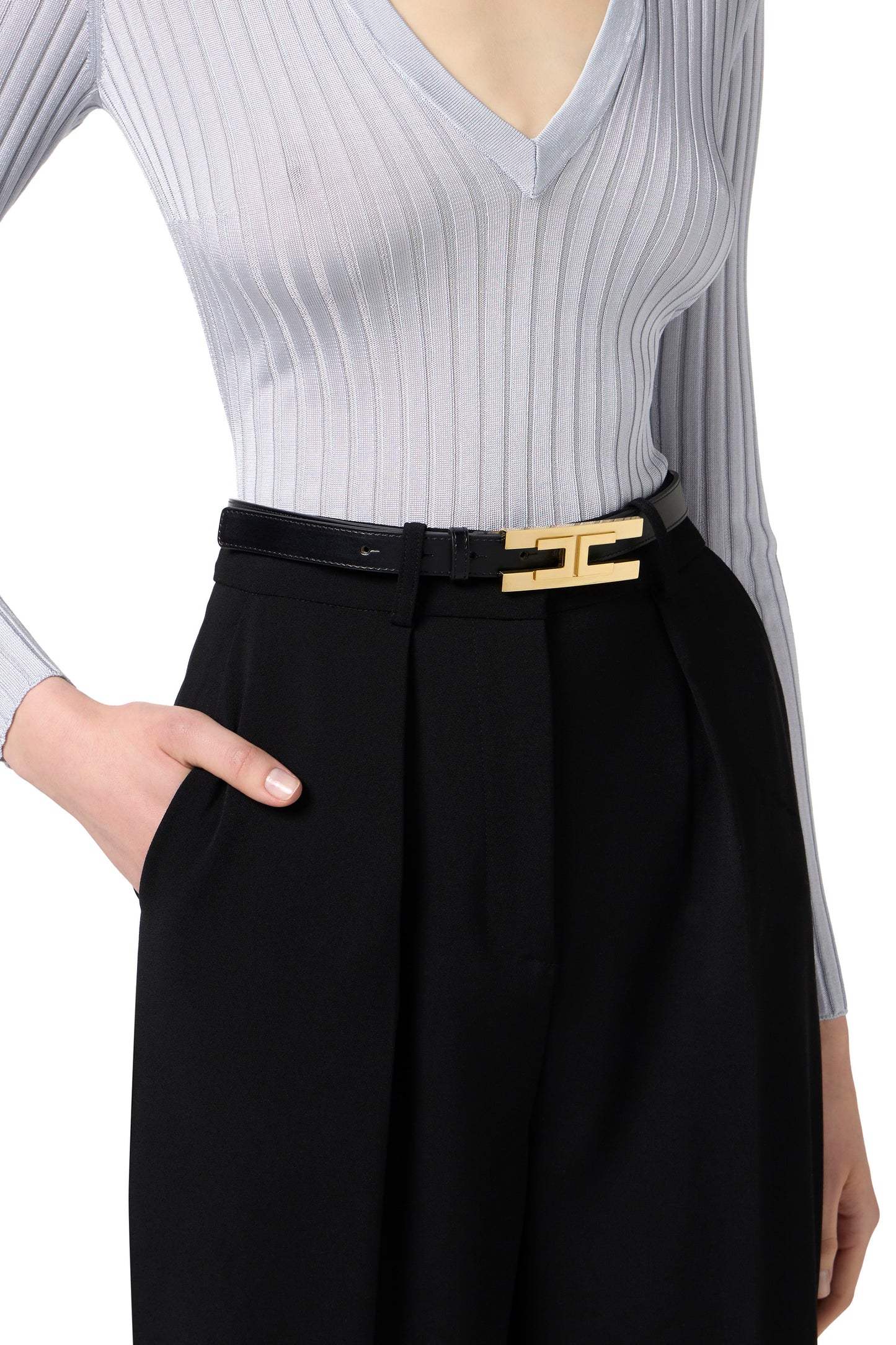 Belt with logo