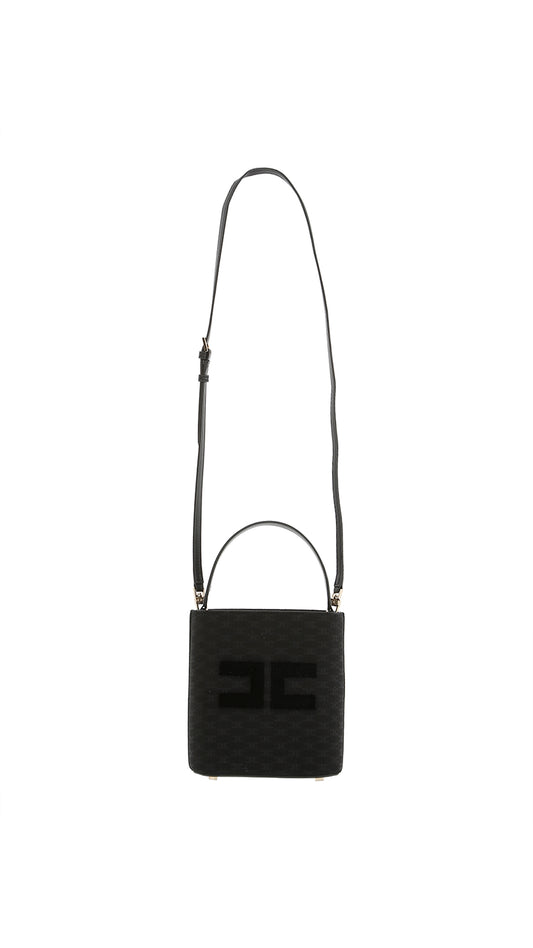 BORSA A SECCHIELLO IN TESSUTO JACQ