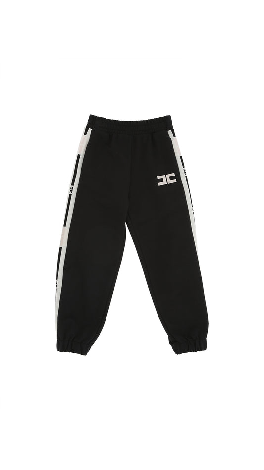 SWEATPANTS WITH LOGOED BANDS
