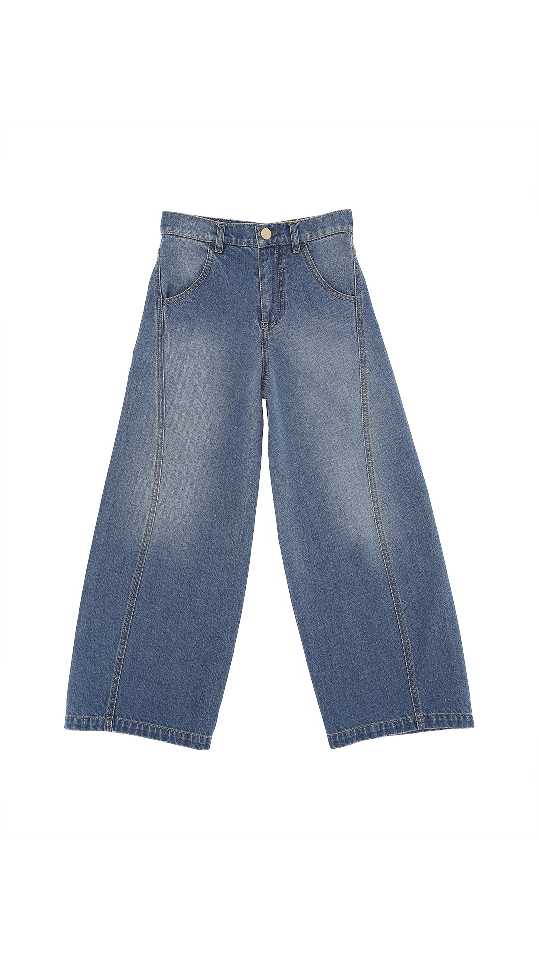 PANTALONE IN DENIM CON RICAMO