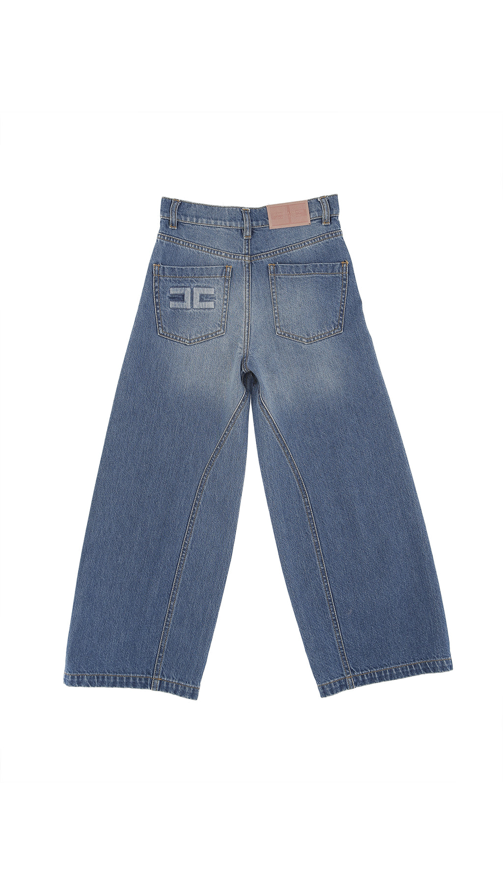PANTALONE IN DENIM CON RICAMO