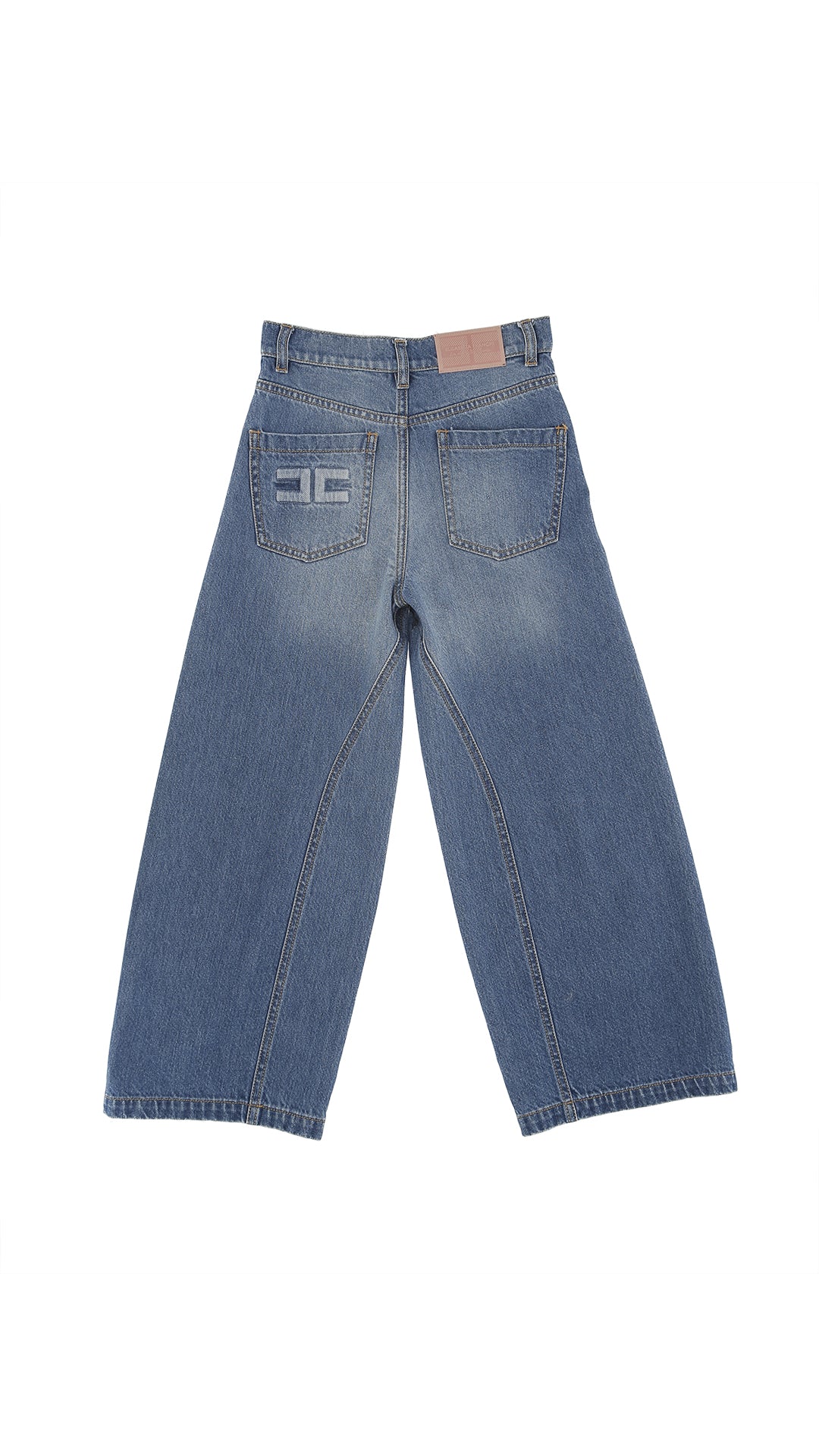 PANTALONE IN DENIM CON RICAMO