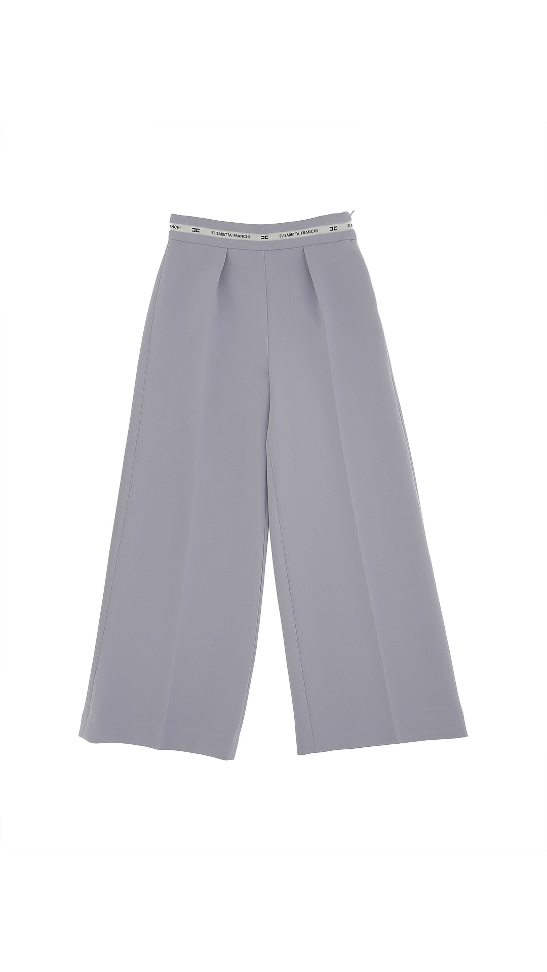PANTALONE GAMBA LARGA IN CREPE CON