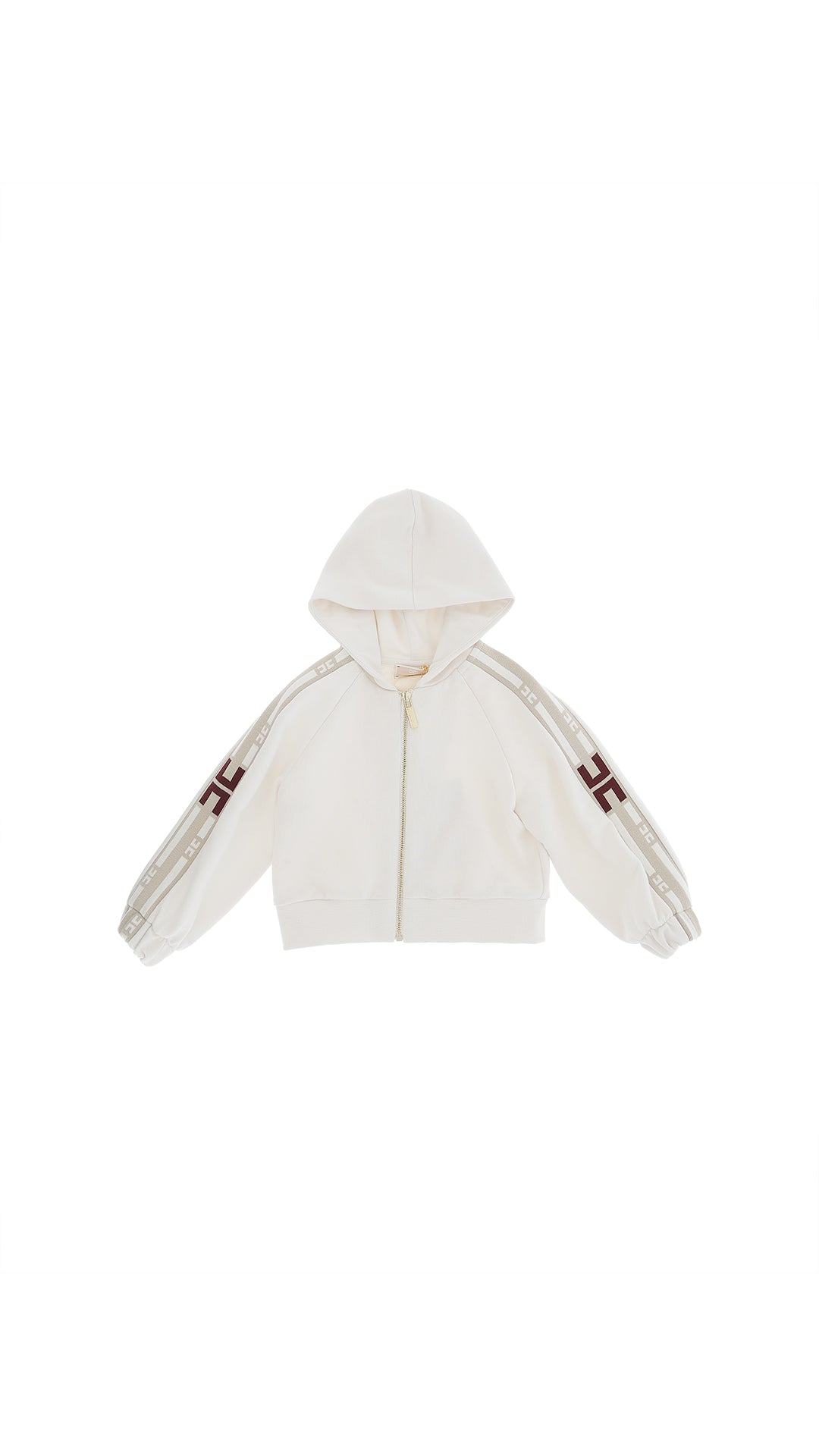 JACKET WITH LOGOED BANDS