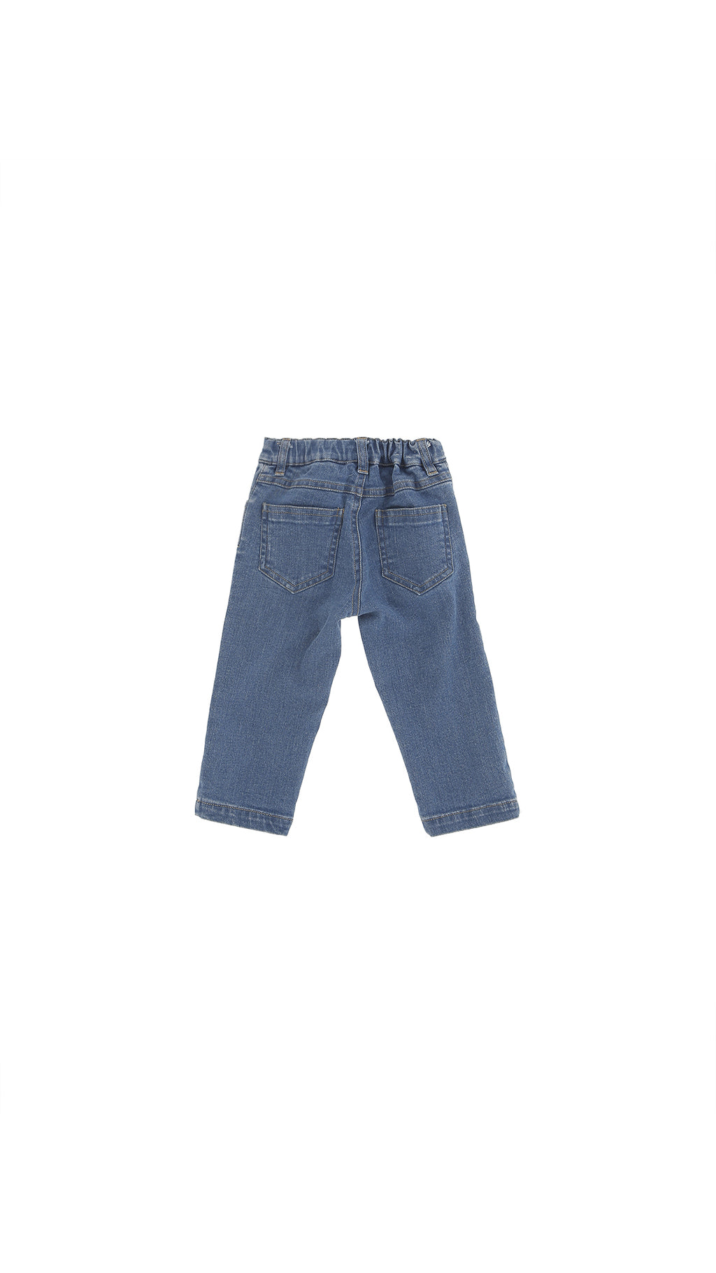 REGULAR DENIM TROUSERS WITH RICA