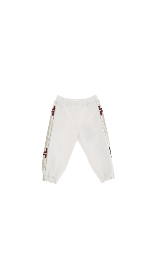 SWEATPANTS WITH LOGOED BANDS